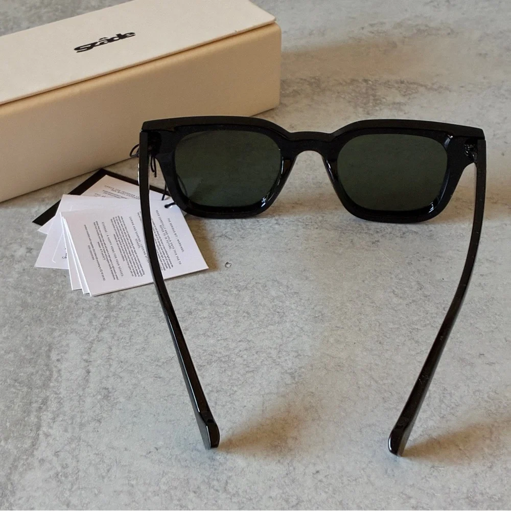 Szade “Ellis” Recycled Polarized Sunglasses – Black | NWT